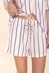 GINGERLILLY SASHA STRIPED BOYFIEND SHORT PJ SLEEPWEAR Gingerlilly 