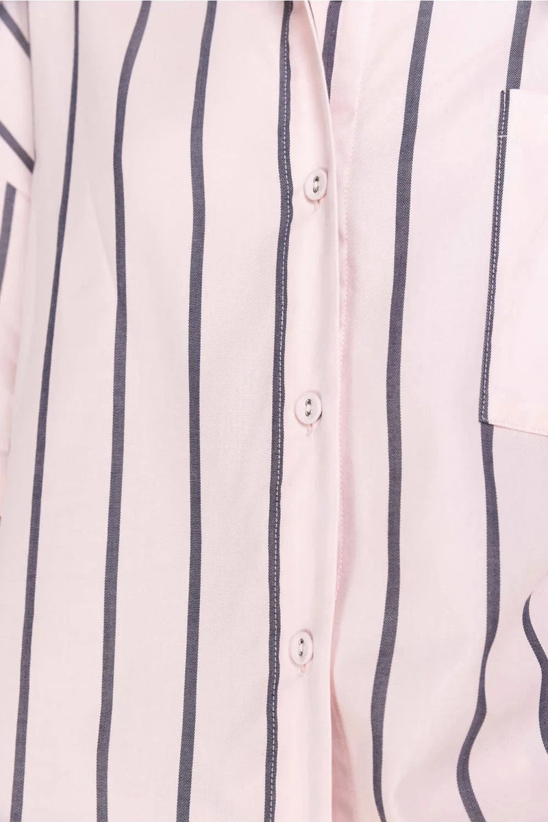 GINGERLILLY SASHA STRIPED BOYFIEND SHORT PJ SLEEPWEAR Gingerlilly 