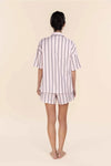 GINGERLILLY SASHA STRIPED BOYFIEND SHORT PJ SLEEPWEAR Gingerlilly 