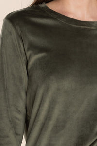 Gingerlilly Thea Velour Lounge Set Sleepwear Gingerlilly 