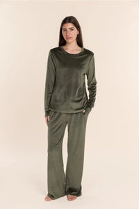 Gingerlilly Thea Velour Lounge Set Sleepwear Gingerlilly 