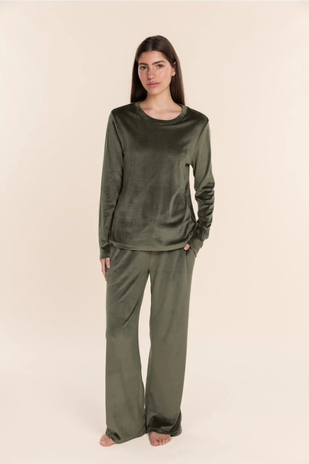 Gingerlilly Thea Velour Lounge Set Sleepwear Gingerlilly 