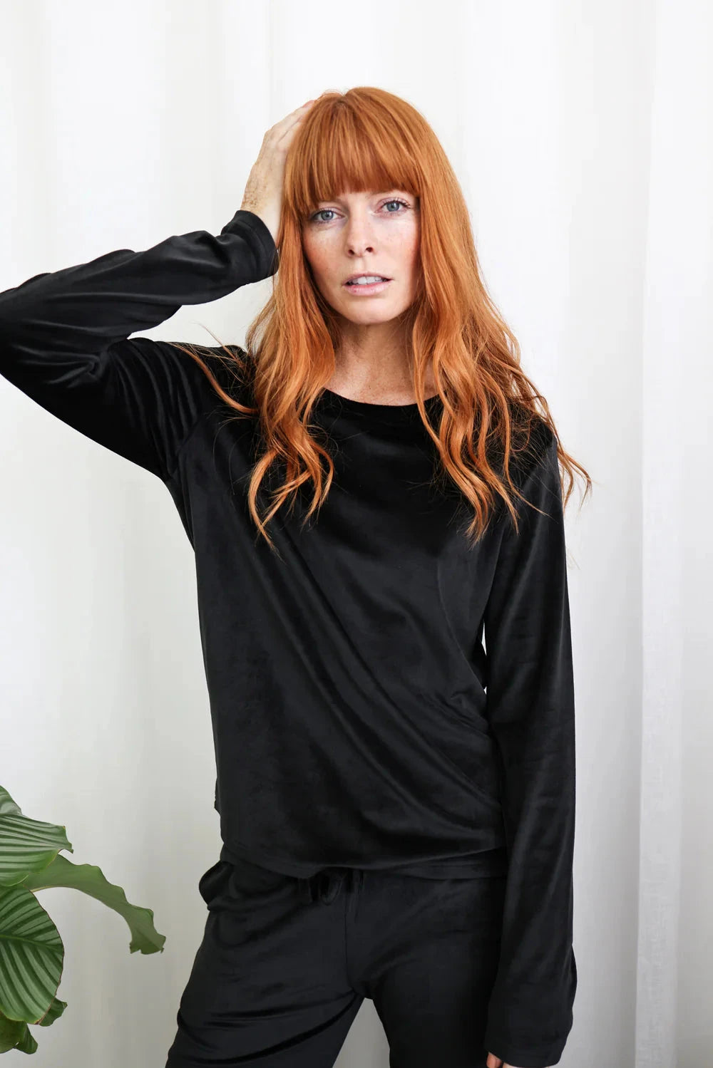 Gingerlilly Thea Velour Lounge Set Sleepwear Gingerlilly 