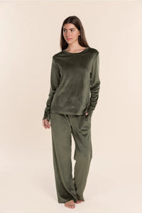 Gingerlilly Thea Velour Lounge Set Sleepwear Gingerlilly 