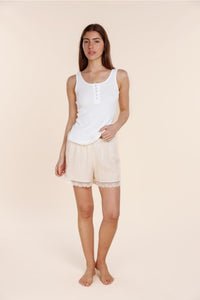 Gingerlilly Valencia Linen Shorts Sleepwear Gingerlilly 
