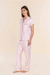 GINGERLILLY WINONA COTTON LONG PJ SET SLEEPWEAR Gingerlilly 