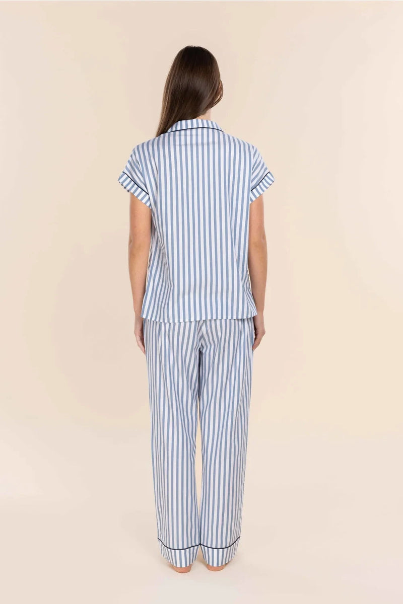 GINGERLILLY WINONA COTTON LONG PJ SET SLEEPWEAR Gingerlilly 