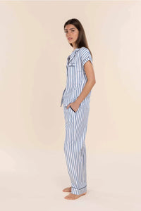 GINGERLILLY WINONA COTTON LONG PJ SET SLEEPWEAR Gingerlilly 