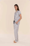 GINGERLILLY WINONA COTTON LONG PJ SET SLEEPWEAR Gingerlilly 