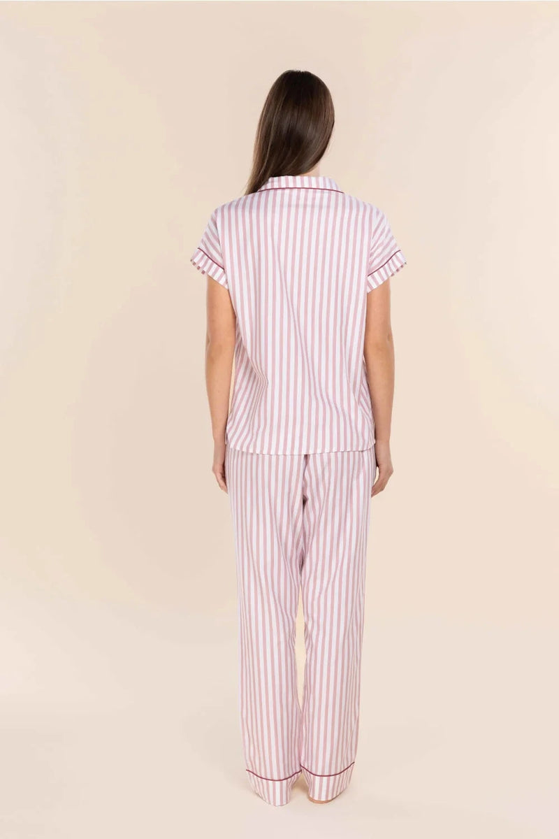 GINGERLILLY WINONA COTTON LONG PJ SET SLEEPWEAR Gingerlilly 