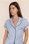 GINGERLILLY WINONA COTTON LONG PJ SET SLEEPWEAR Gingerlilly 