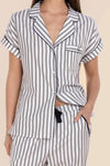 GINGERLILLY WINONA COTTON LONG PJ SET SLEEPWEAR Gingerlilly 