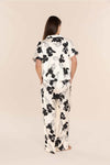 GINGERLILLY WREN SILKY SATIN FLORAL PJ SLEEPWEAR Gingerlilly 