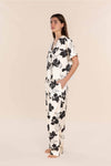 GINGERLILLY WREN SILKY SATIN FLORAL PJ SLEEPWEAR Gingerlilly 