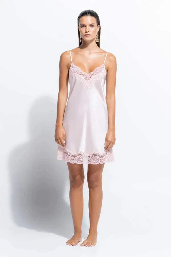 Ginia Silk Lace Chemise Silks Ginia 