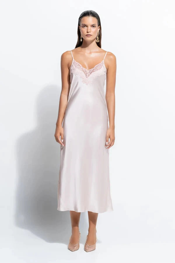 Ginia Silk Lace Slip Silks Ginia 