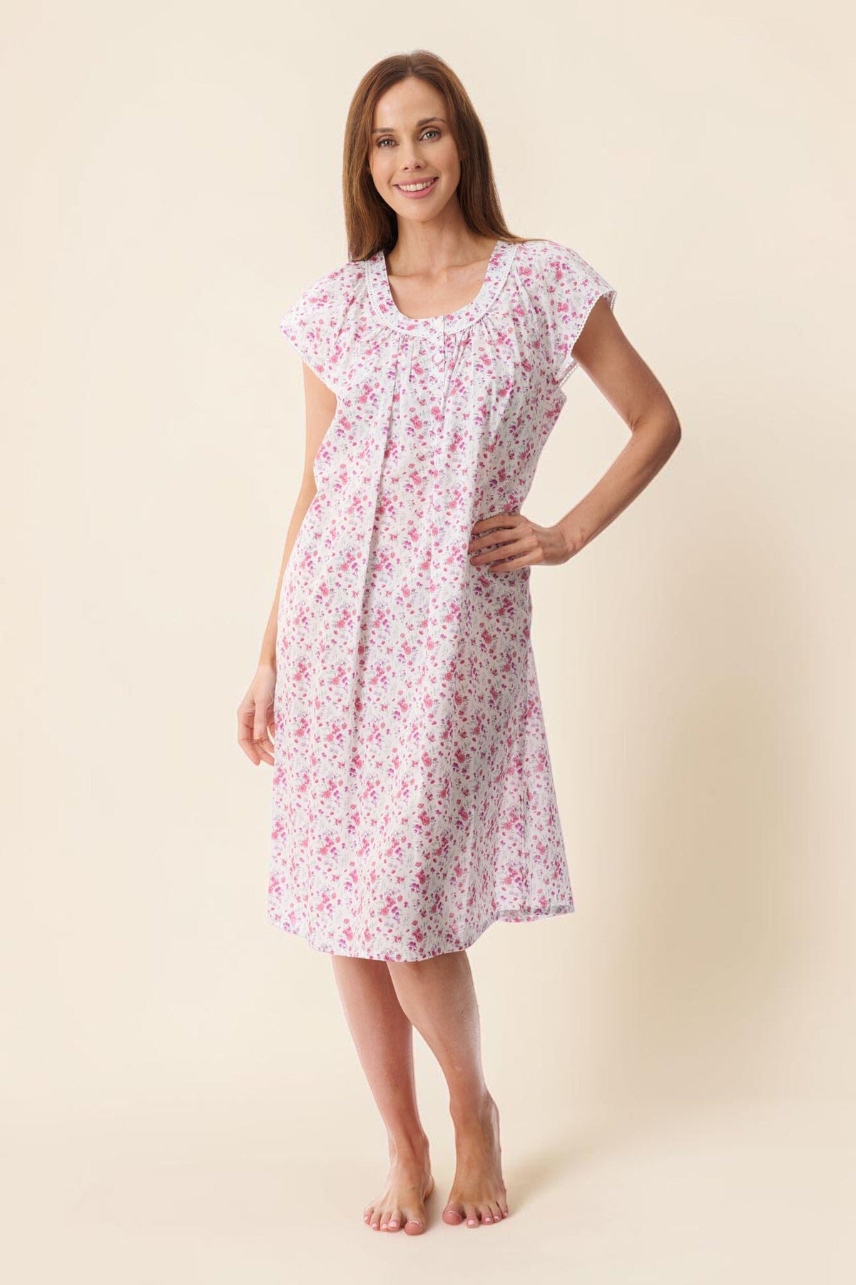 Givoni Genoa Cap Sleeve Short Nightie Sleepwear Givoni 