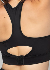 La Sculpte Laser Cut Racer Clasp Back Sports Bra Bras La Sculpte 