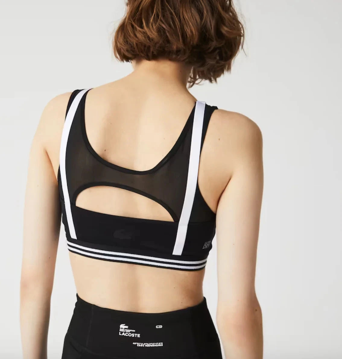 Lacoste Contrast Accents Sports Bra Bras Lacoste 