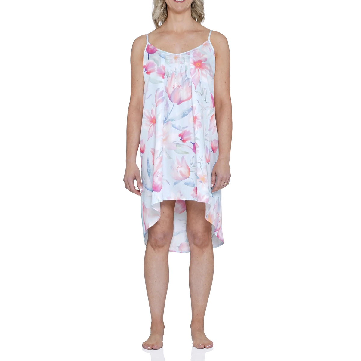 MAGNOLIA LOUNGE PROVINCIAL BLOOM SILKY COTTON SATEEN CHEMISE SLEEPWEAR Magnolia Lounge 