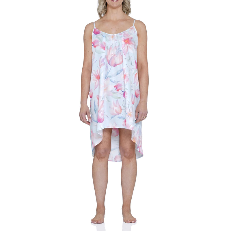 MAGNOLIA LOUNGE PROVINCIAL BLOOM SILKY COTTON SATEEN CHEMISE SLEEPWEAR Magnolia Lounge 