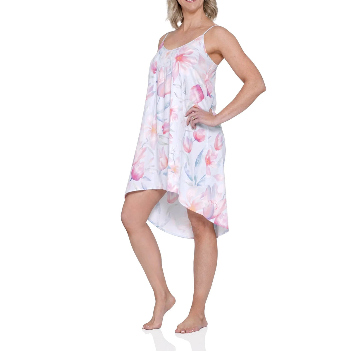 MAGNOLIA LOUNGE PROVINCIAL BLOOM SILKY COTTON SATEEN CHEMISE SLEEPWEAR Magnolia Lounge 