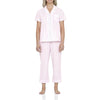 MAGNOLIA LOUNGE VALENCIA STRIPE COTTON 7/8 PJ SET SLEEPWEAR Magnolia Lounge 