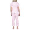 MAGNOLIA LOUNGE VALENCIA STRIPE COTTON 7/8 PJ SET SLEEPWEAR Magnolia Lounge 