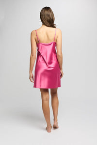 MORNING HONEY SATIN CHEMISE SLEEPWEAR Morning Honey 