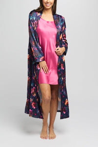MORNING HONEY SATIN ROBE SLEEPWEAR Morning Honey 