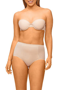 Nancy Ganz Solid and Sheer Waisted Brief Shapewear Nancy Ganz 