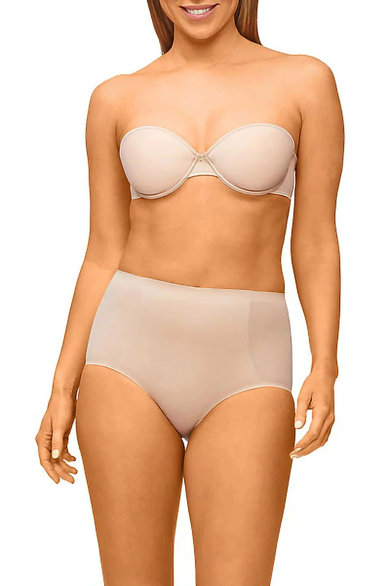Nancy Ganz Solid and Sheer Waisted Brief Shapewear Nancy Ganz 