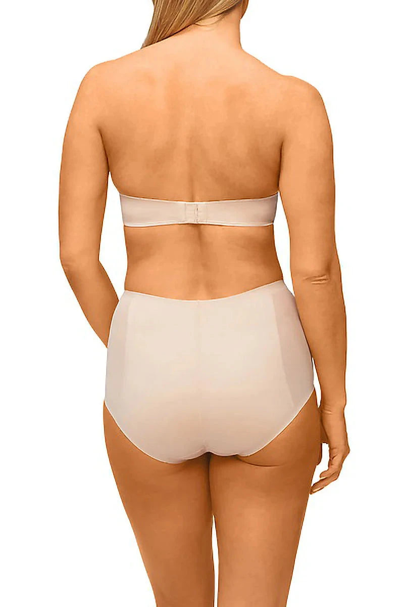 Nancy Ganz Solid and Sheer Waisted Brief Shapewear Nancy Ganz 