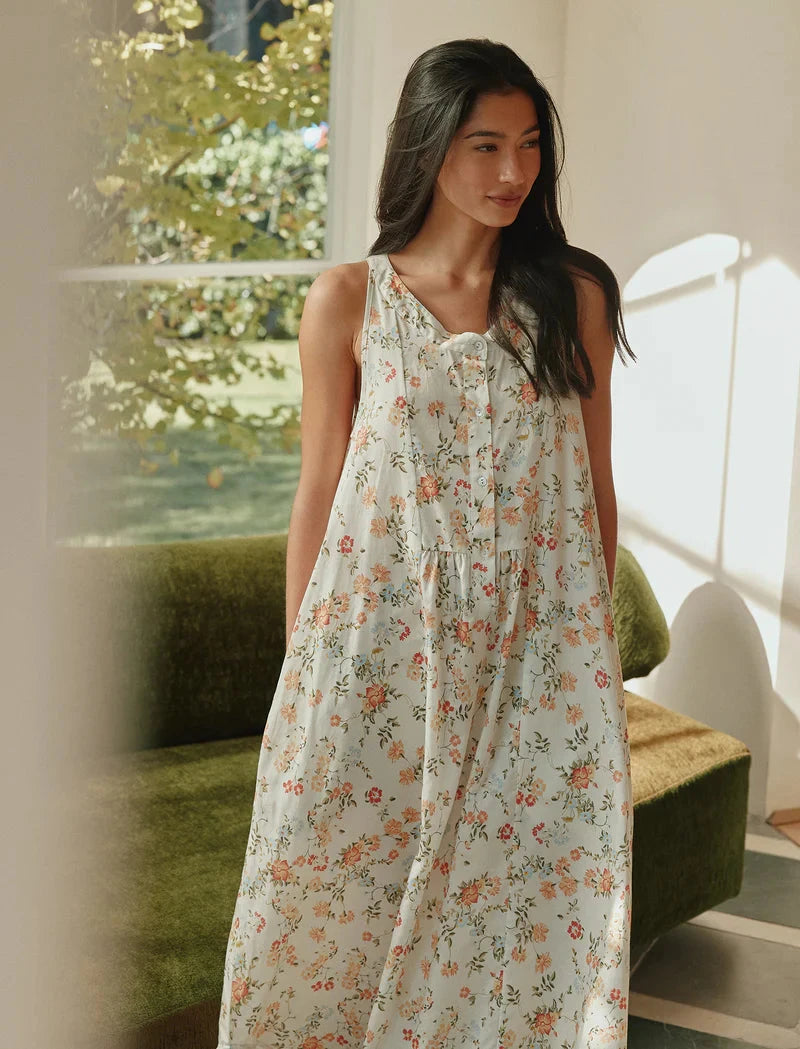 Papinelle Amber Panel Front Maxi Nightie Sleepwear Papinelle 