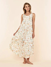 Papinelle Amber Panel Front Maxi Nightie Sleepwear Papinelle 