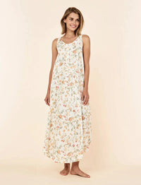 Papinelle Amber Panel Front Maxi Nightie Sleepwear Papinelle 