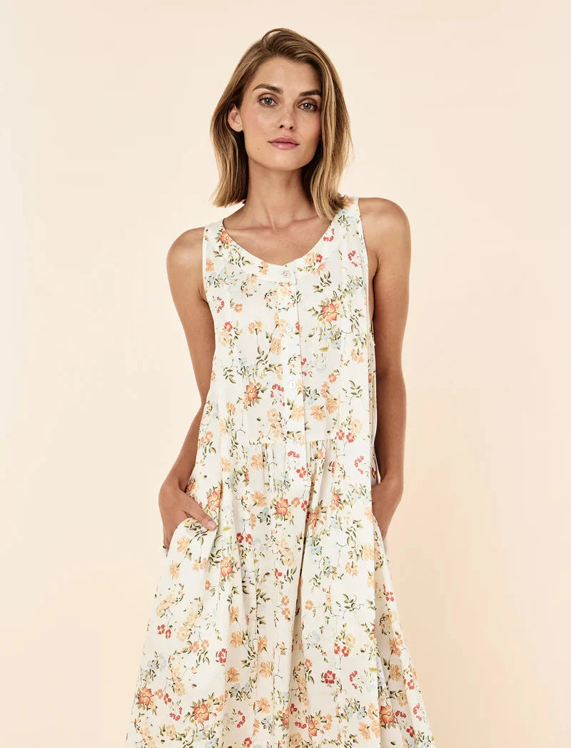 Papinelle Amber Panel Front Maxi Nightie Sleepwear Papinelle 