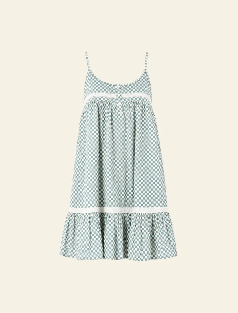 Papinelle Anais Lace Insert Mini Nightie Sleepwear Papinelle 