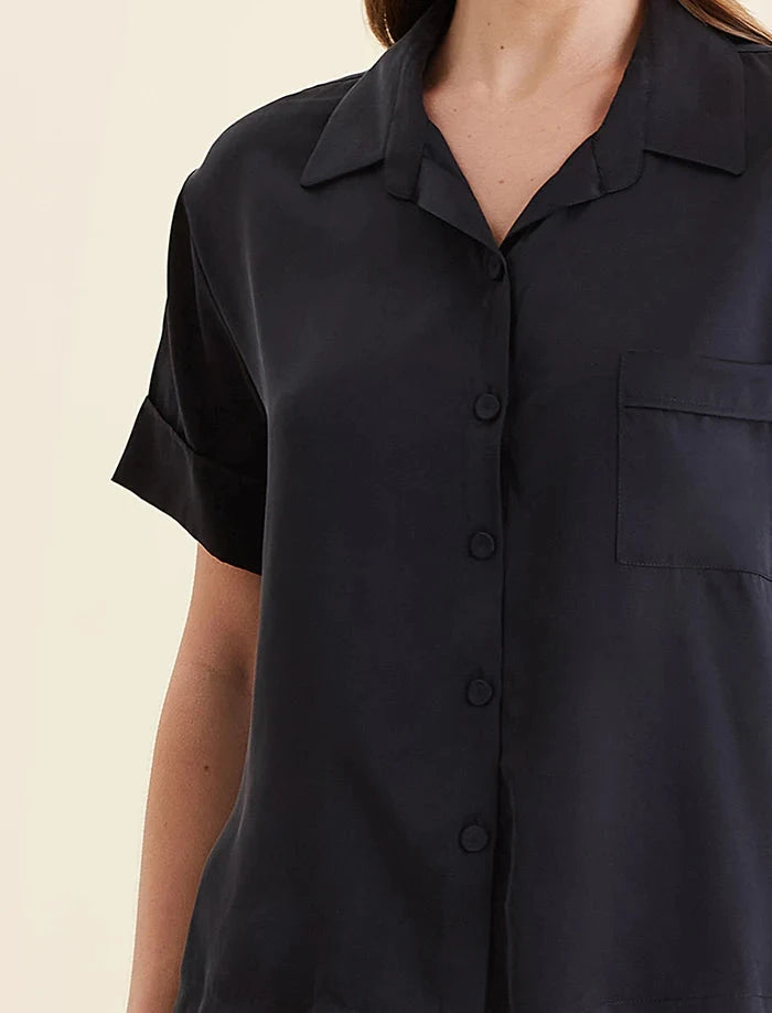 Papinelle Audrey Washable Silk Boxer PJ Set Silks Papinelle 