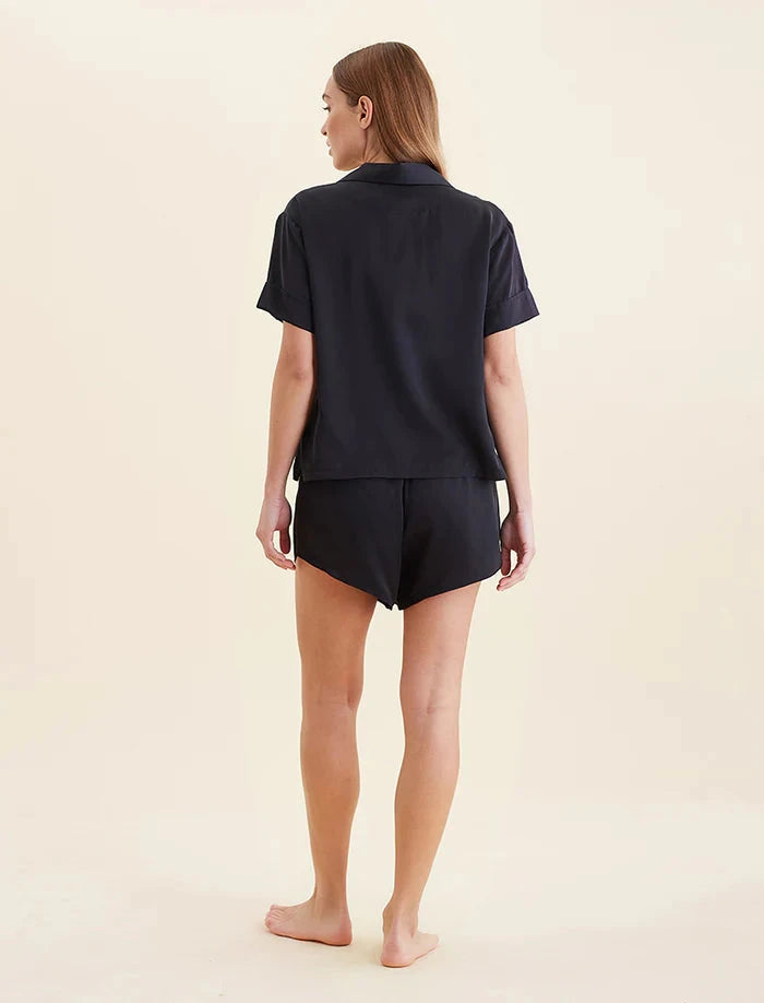 Papinelle Audrey Washable Silk Boxer PJ Set Silks Papinelle 