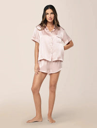 Papinelle Audrey Washable Silk Boxer PJ Set Silks Papinelle 