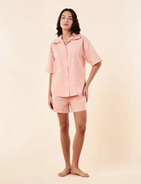 Papinelle Butterscotch Stripe Boxer PJ Set Sleepwear Papinelle 
