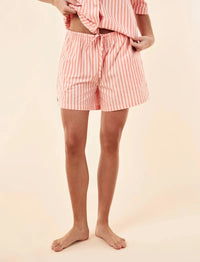Papinelle Butterscotch Stripe Boxer PJ Set Sleepwear Papinelle 