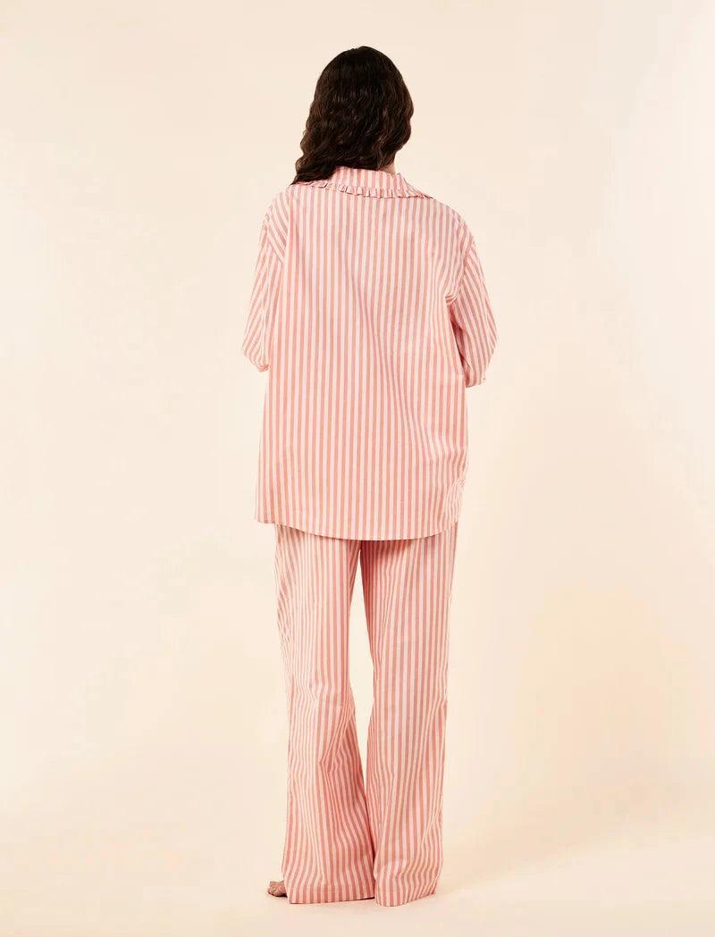 Papinelle Butterscotch Stripe Full Length PJ Set Sleepwear Papinelle 