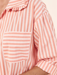 Papinelle Butterscotch Stripe Nightshirt Sleepwear Papinelle 