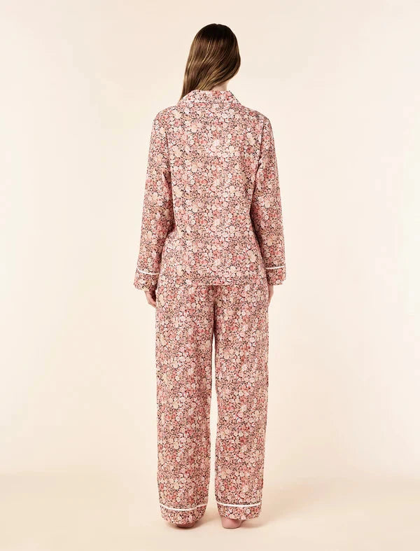 Papinelle Carly Floral Full Length PJ Set Sleepwear Papinelle 