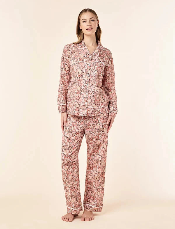 Papinelle Carly Floral Full Length PJ Set Sleepwear Papinelle 
