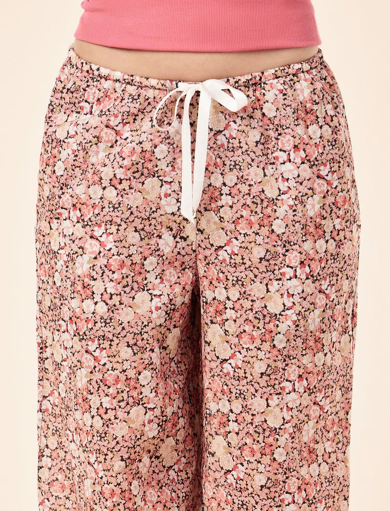 Papinelle Carly Floral Wide Leg Pant Sleepwear Papinelle 