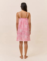 PAPINELLE CHERI BLOSSOM LACE FRONT MIDI NIGHTIE SLEEPWEAR Papinelle 