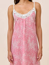 PAPINELLE CHERI BLOSSOM LACE FRONT MIDI NIGHTIE SLEEPWEAR Papinelle 